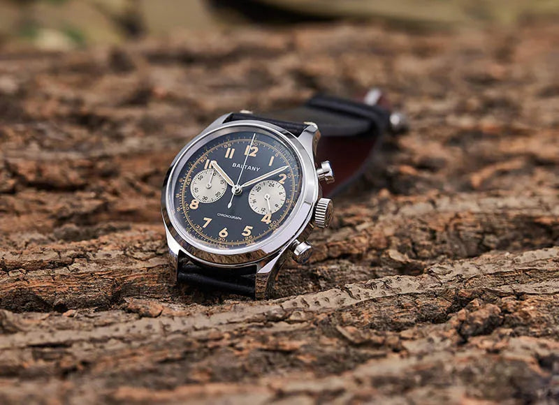 Baltany — Cronógrafo panda de 39 mm