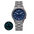 Titanium field watch, blue dial without branding, sapphire crystal — RoyElite